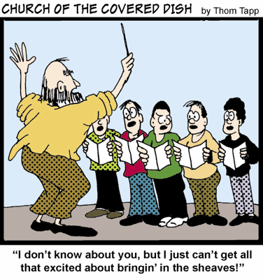 Church of the Covered Dish cartoon