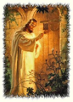 Jesus knocking at the door picture.