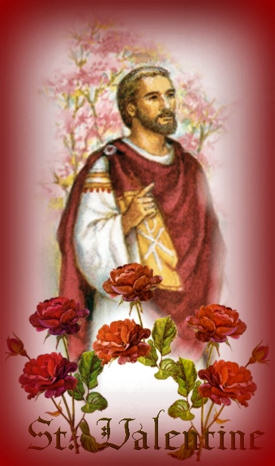 Picture of priest Saint Valentine.