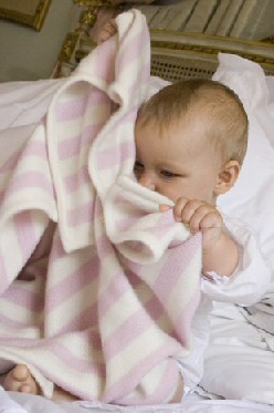 Baby and Blanket.