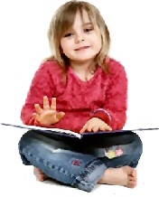 Young Girl with Book.