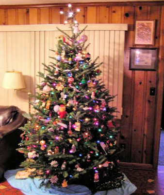 Family christmas tree.