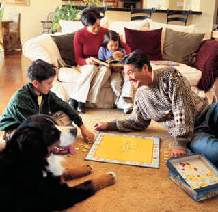 Family and Board Game.
