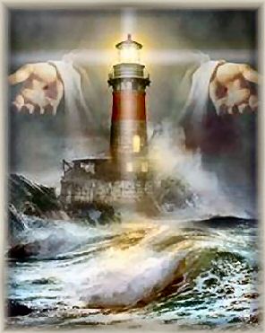 jesus poems lighthouse light christian inspirational lighthouses christ sea prophetic loving emotions hands reaching god skywriting painting livenlove water okla