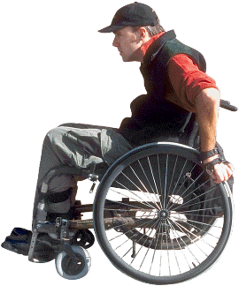 Man in a Wheelchair.