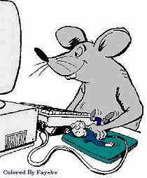 Mouse cartoon.