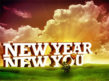 Outdoor 'New Year - New You' message.