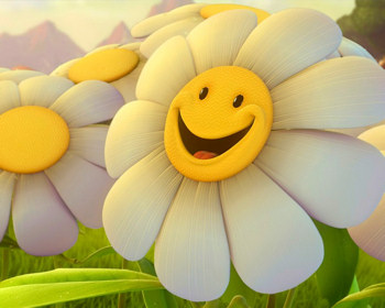 Big beautiful smiley-face flower.