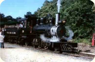Old stream train engine