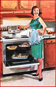 Woman in Kitchen.